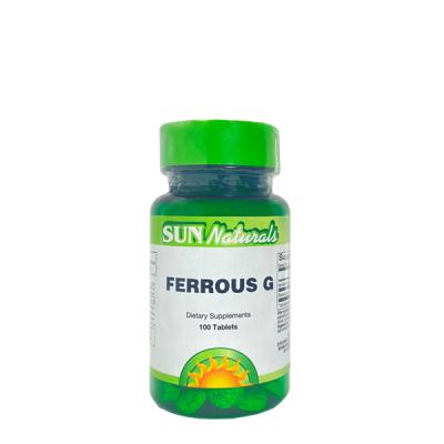 SUN NATURAL FERROUS G 300MG 100TAB