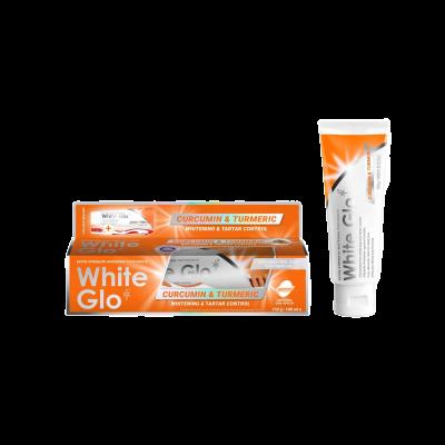 WHITE GLO CURCUMIN AND TURMERIC TOOTH PASTE
