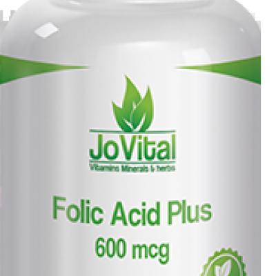 JOVITAL FOLIC ACID PLUS 600MCG 90CAP