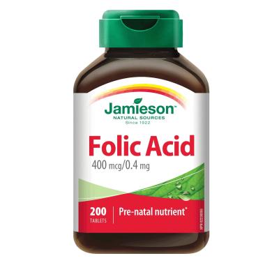 JAMIESON FOLIC ACID 400MG 200 TAB